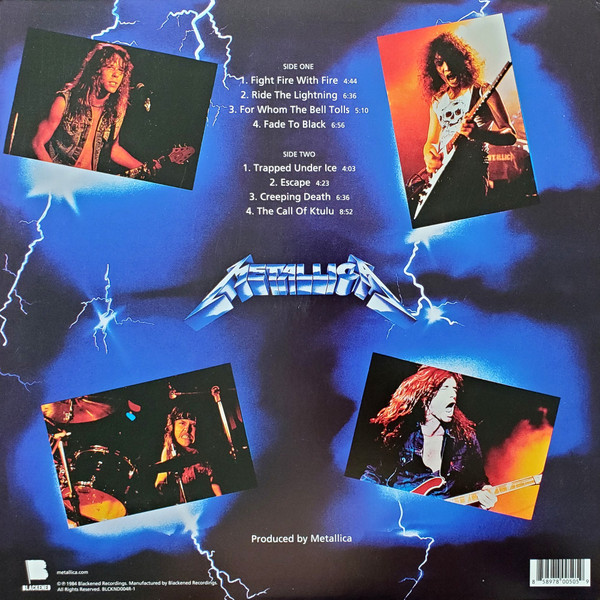 Metallica - Ride the Lightning - LP