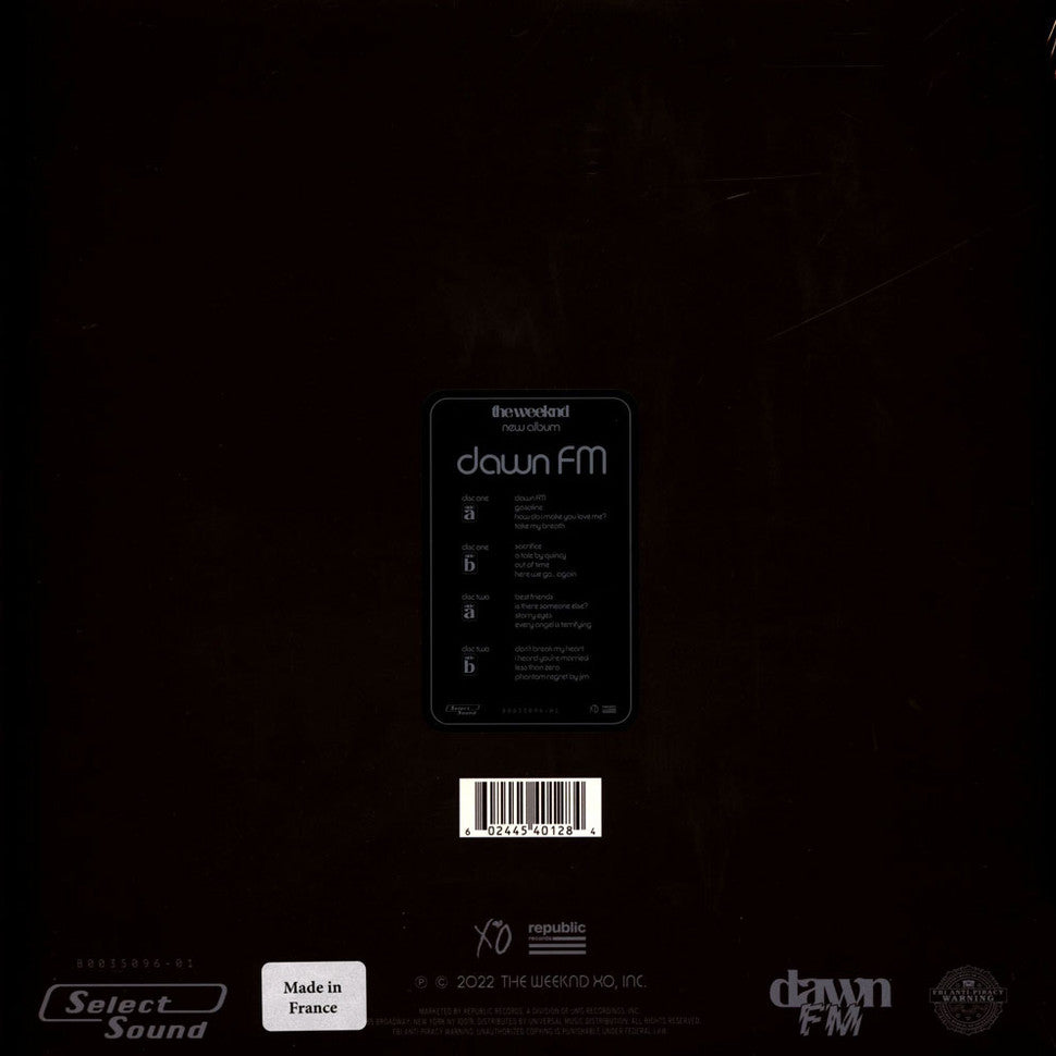 The Weeknd - Dawn FM - 2LP. Shop now online in uae