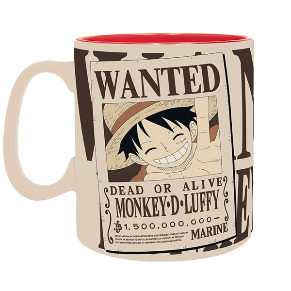 Mug - ONE PIECE - 460 ml - Luffy & Wanted