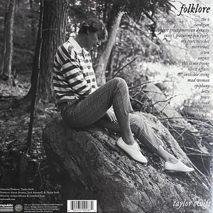 Taylor Swift - Folklore (Limited Edition Red "Meet Me Behind The Mall" Vinyl) - 2LP