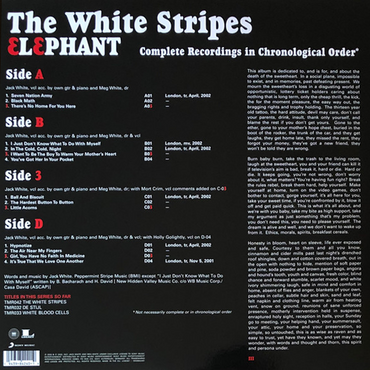 White Stripes - Elephant - 2LP. Shop now online in UAE