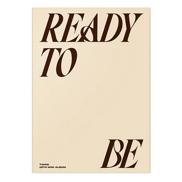 TWICE 12th Mini Album - READY TO BE - CD