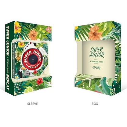 SUPER JUNIOR - VOL.8 REPACKAGE [REPLAY] - KIHNO ALBUM