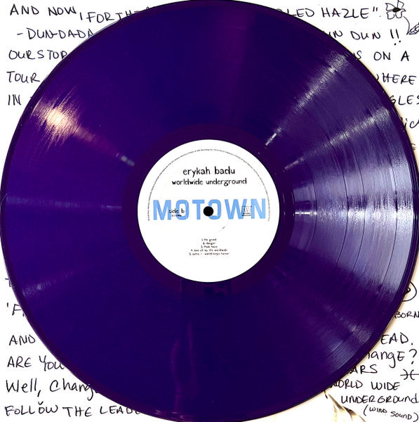 Erykah Badu - Worldwide Underground (Coloured Vinyl) - LP