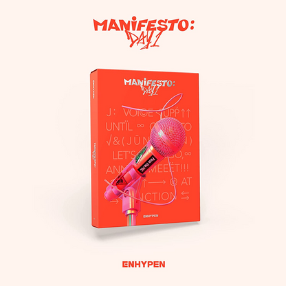 Shop ENHYPEN Album - MANIFESTO (DAY 1) - CD. now music store dubai