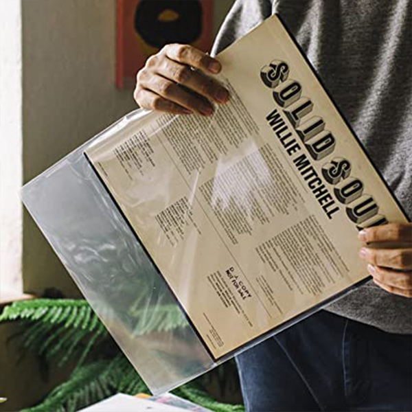 Echo Audio 12 Inch Vinyl Record Outer Sleeves | 3 mil Thick | 12.75 x 12.75 in