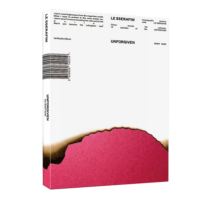 Now Available LE SSERAFIM 1st Studio Album - UNFORGIVEN - CD. at cavo