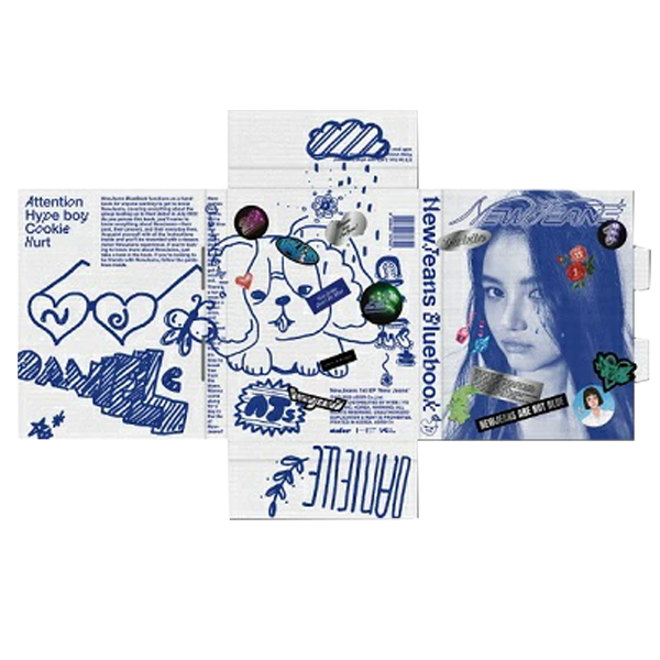 NewJeans 1st EP Album - New Jeans (Bluebook ver.) - CD. Now available music store in uae