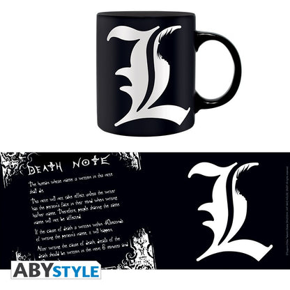 Death Note - Mug - 320 ml - L & Rules