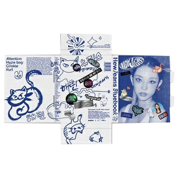 NewJeans 1st EP Album - New Jeans (Bluebook ver.) - CD