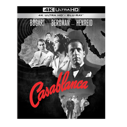 Casablanca - 80th Anniversary Ultimate Collector's Steelbook - 4K Ultra HD - Blu-ray