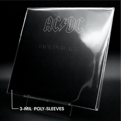 Echo Audio 12 Inch Vinyl Record Outer Sleeves | 3 mil Thick | 12.75 x 12.75 in