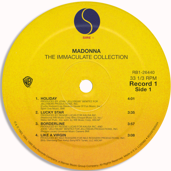 Madonna - Immaculate Collection - 2LP. Buy now online in uae
