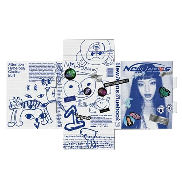 Shop NewJeans 1st EP Album - New Jeans (Bluebook ver.) - CD now music store dubai