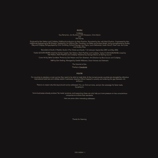 Coldplay -  A Rush Of Blood To The Head - LP