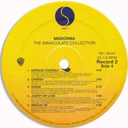 Madonna - Immaculate Collection - 2LP. Shop now at cavo
 music store uae