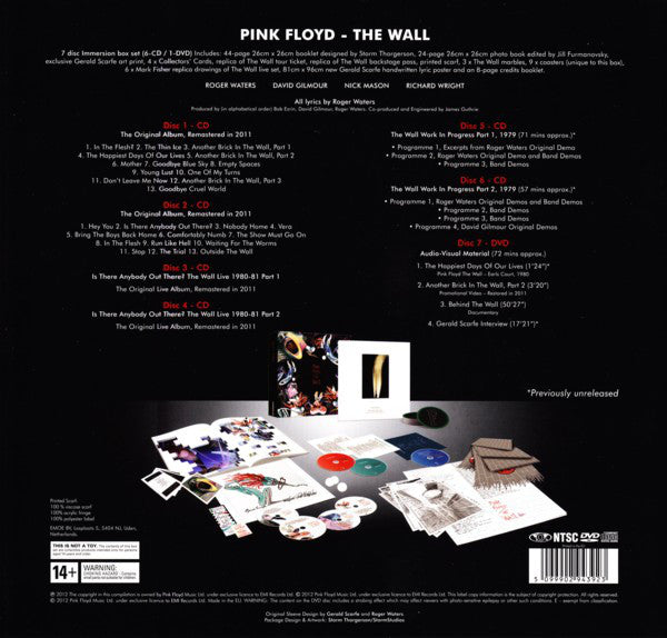 Pink Floyd - The Wall (Immersion Edition) CD BOX SET