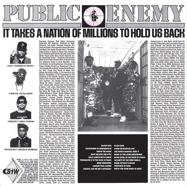 Public Enemy - It Takes A Nation Of Millions To Hold Us Back - LP