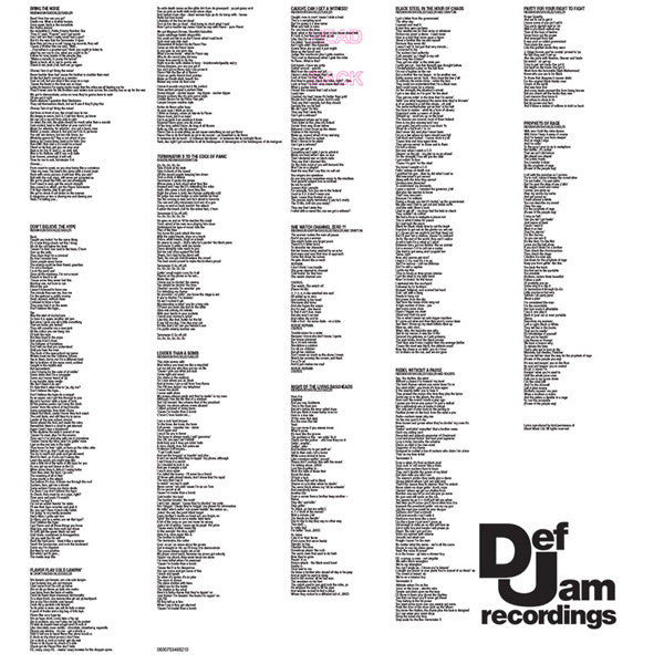 Public Enemy - It Takes A Nation Of Millions To Hold Us Back - LP