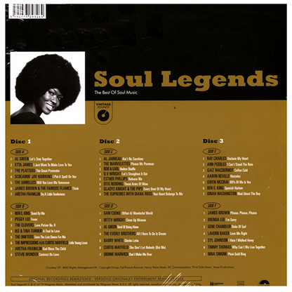 Various Artists - Soul Legends: The Best Of Soul Music - Limited Edition - 3LP