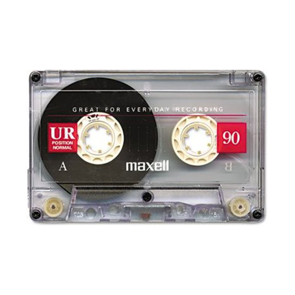 MAXELL 108510 UR-90 AUDIO CASSETTE 90 MIN SINGLE