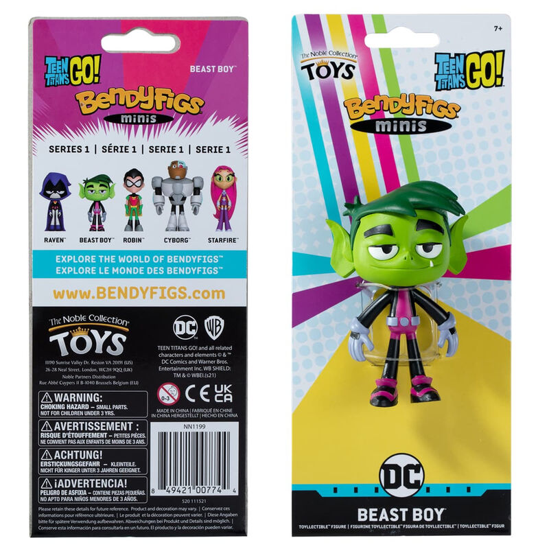 Teen Titan Go! - Teen Titan Go! Beast Boy Mini Bendyfig Figurine