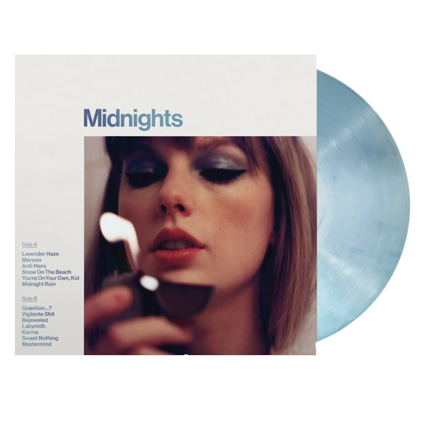 Taylor Swift - Midnights (Limited Edition Moonstone Blue Marble Vinyl) - LP