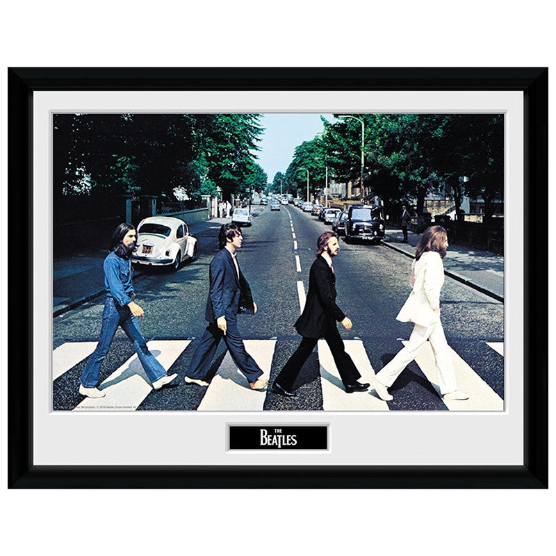 The Beatles - Framed poster "Abbey Road"
