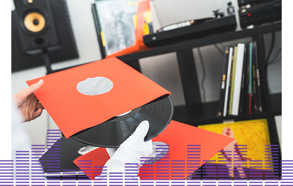 Audio Anatomy - 25 WHITE LP - 12 Inch Inner Sleeves Audiophile DeLuxe Poly-Lined double center hole