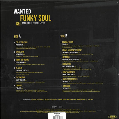 Various Artists - Wanted Funky Soul - LP